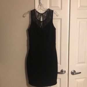 Guess Black Sleeveless Mini Dress